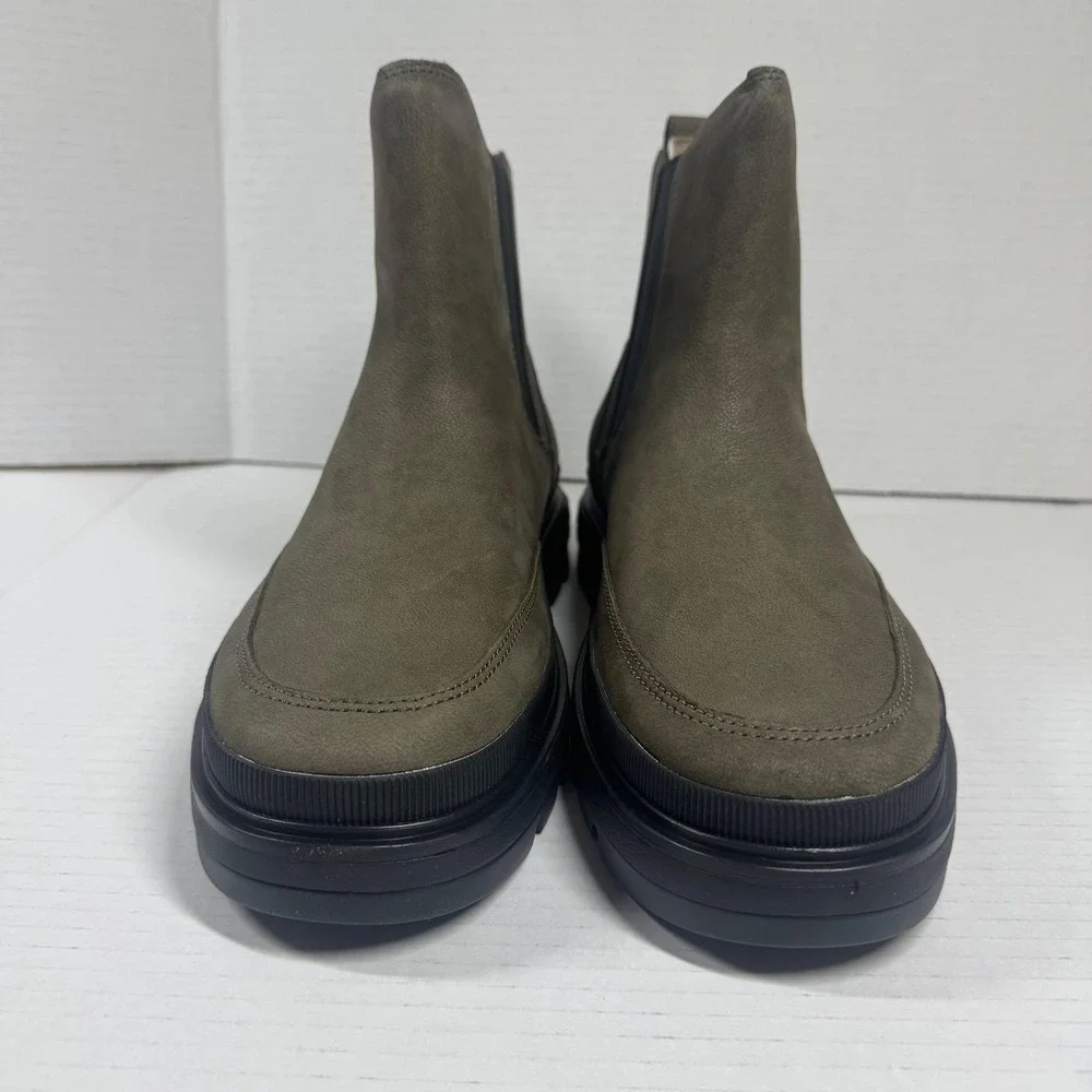 Timberland New Size‎ 9.5 Greenstride Ray City Pull On Chelsea Boots Olive Nubuck
